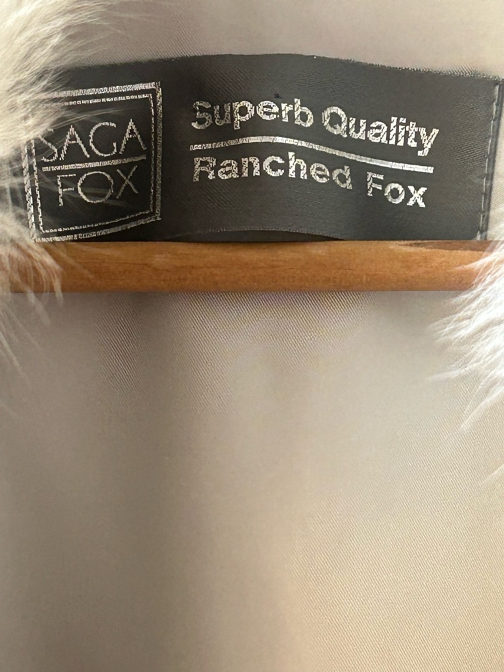 Vintage Genuine Fox Fur Coat White Cream Short Ranched Vintage Women's Medium M - Picture 9 of 13